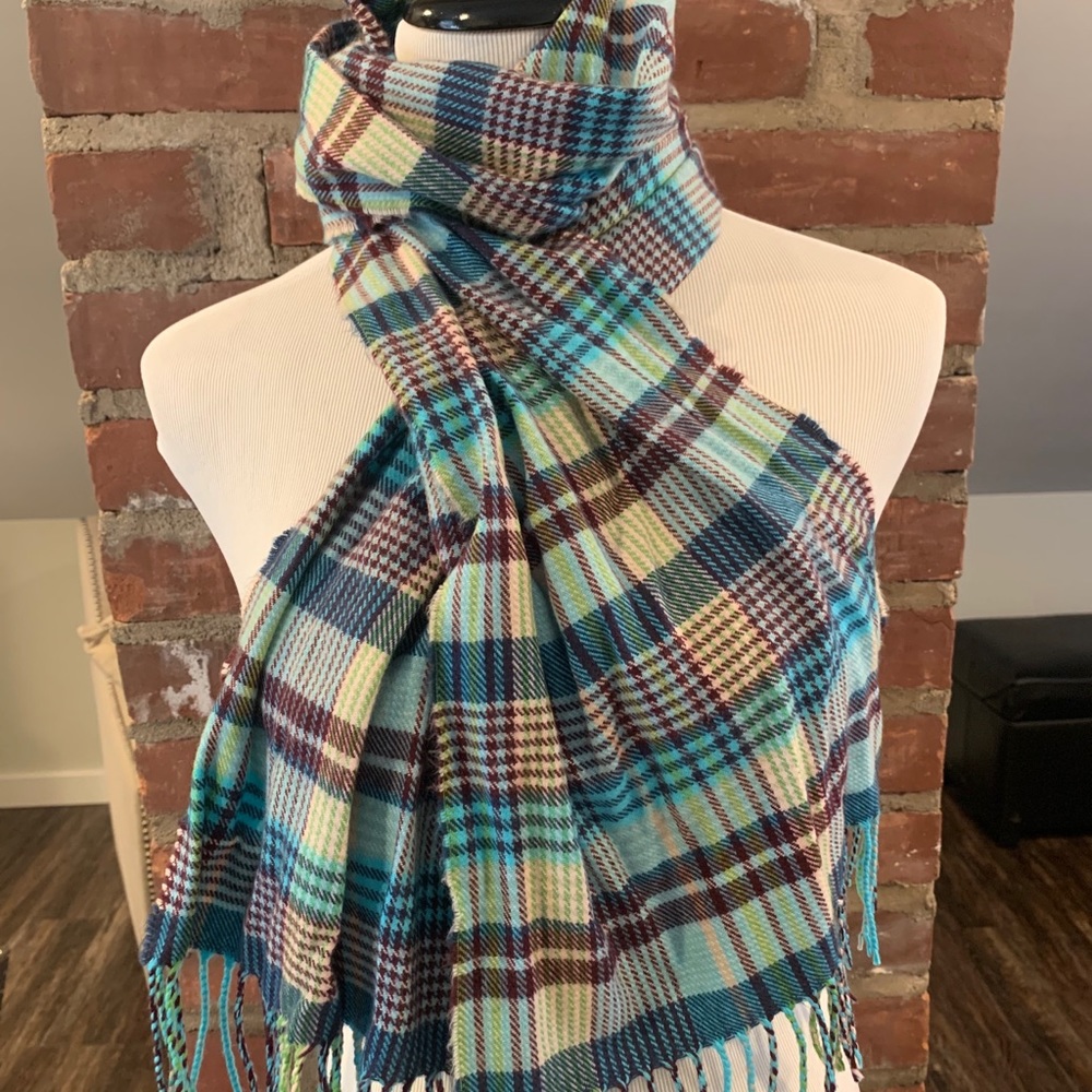 Blue scarf